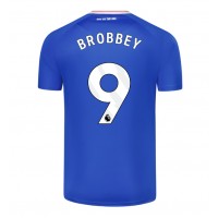 Maglia Calcio Sunderland Brian Brobbey #9 Seconda Divisa 2025-26 Manica Corta